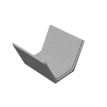 Tisza 2 (100/225/125) Mederburkoló elem (2:1 rézsű)