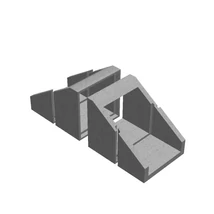 100x100x100x15 Keretelem