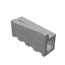 Omega szegélyköves folyóka lefutó elem –balos 150/250