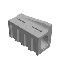 Omega szegélyköves folyóka lefutó elem –jobbos 250/350